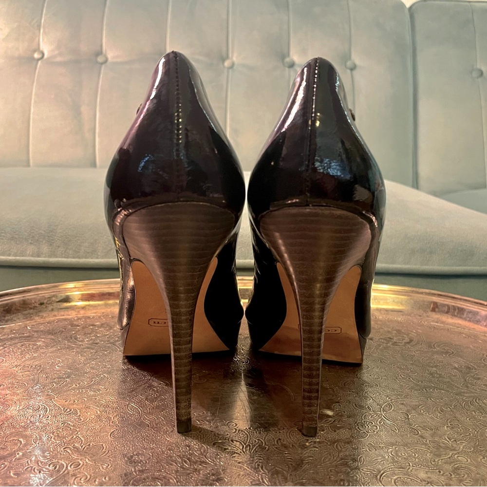 Coach black patent pumps - Picture 3 of 4